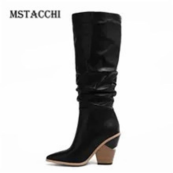 mstacchi women knee high noots models high-end custom women's shoes autumn winter catwalk personality female boots, Black
mstacchi women knee high noots models high-end custom women's shoes autumn winter catwalk personality female boots, Black