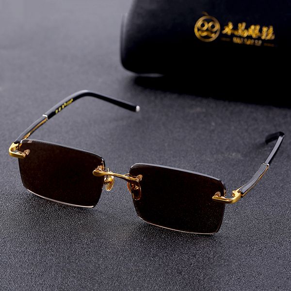 vazrobe glass sunglasses male ladies rimless sun glasses for men brown stone lens anti scratch brand designer vintage eyewear cx200706, White;black
vazrobe glass sunglasses male ladies rimless sun glasses for men brown stone lens anti scratch brand designer vintage eyewear cx200706, White;black