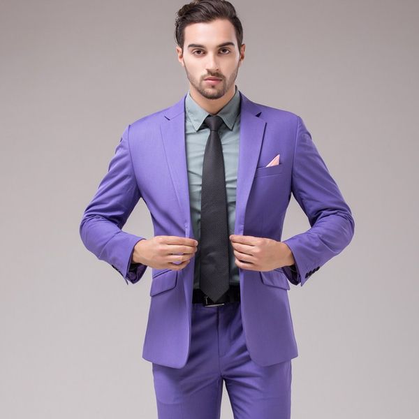 one button lilac colour groom tuxedos notch lapel groomsmen men wedding suits bridegroom (jacket+pants+vest, Black;gray
one button lilac colour groom tuxedos notch lapel groomsmen men wedding suits bridegroom (jacket+pants+vest, Black;gray
