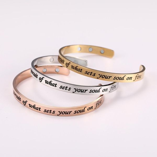 lemegeton healthy magnetic bracelet for women stainless steel bracelet health care jewelry proverb inspirational bangles, Black
lemegeton healthy magnetic bracelet for women stainless steel bracelet health care jewelry proverb inspirational bangles, Black