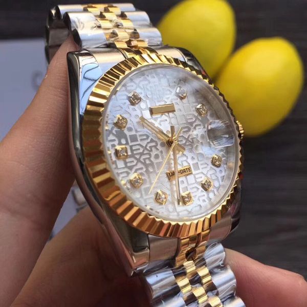 36mm automatic winding movement mechanical watch full stainless steel folding buckle men's luxury watches women's fashion watch, Slivery;brown
36mm automatic winding movement mechanical watch full stainless steel folding buckle men's luxury watches women's fashion watch, Slivery;brown