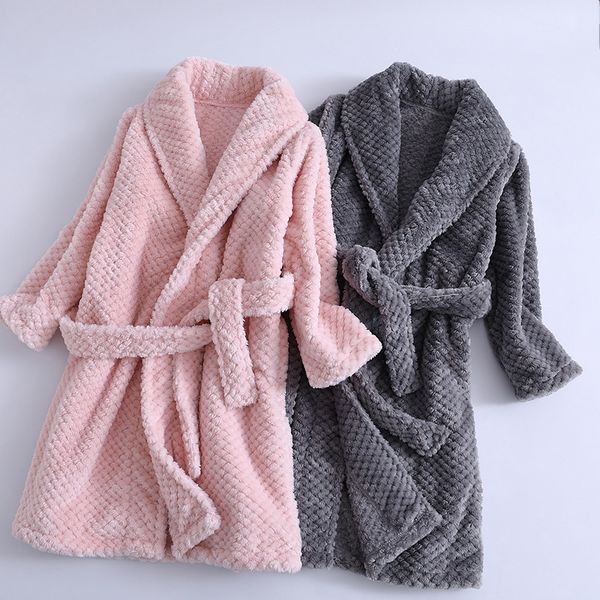 warm bathrobe for girls 4-18 years teenagers children pajamas for boys autumn winter kids sleepwear robe flannel clothes, Blue;red
warm bathrobe for girls 4-18 years teenagers children pajamas for boys autumn winter kids sleepwear robe flannel clothes, Blue;red