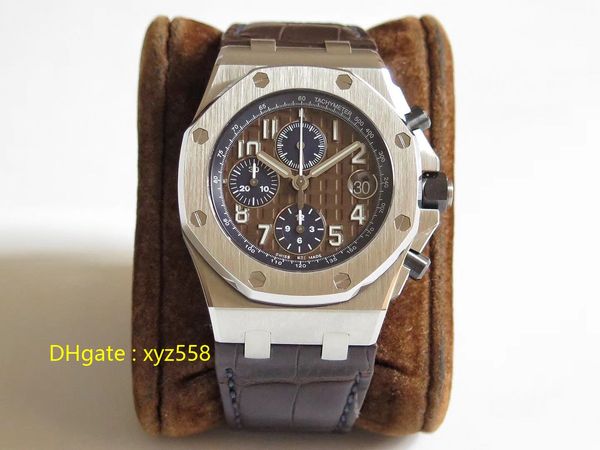 luxury mens watch cal.3126 automatic 12h chronograph sapphire diameter 42mm leather strap swiss watch, Slivery;brown
luxury mens watch cal.3126 automatic 12h chronograph sapphire diameter 42mm leather strap swiss watch, Slivery;brown