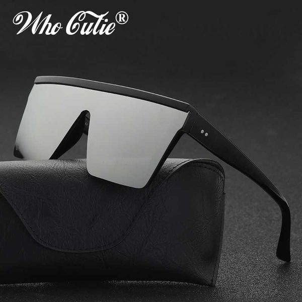 who cutie 2019 black one piece shield sunglasses women men brand design square frame flat cool male sun glasses shades om768, White;black
who cutie 2019 black one piece shield sunglasses women men brand design square frame flat cool male sun glasses shades om768, White;black