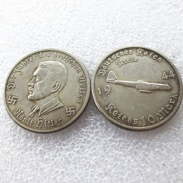

H (12)Памятные Монеты Германии 1944 Года Копировальные Монеты Латунные Ремесленные У