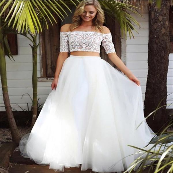 china a line white boat neck short sleeves off shoulder wedding gowns simple summer wedding guest dress long wedding dress
china a line white boat neck short sleeves off shoulder wedding gowns simple summer wedding guest dress long wedding dress