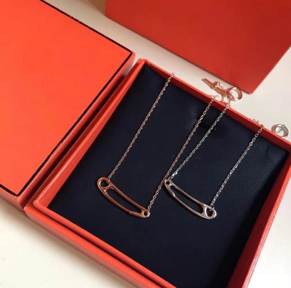luxury designer jewelry chaine d ancre punk necklace 925 sterling silver pin design chain pendant necklace women banquet party accessories
luxury designer jewelry chaine d ancre punk necklace 925 sterling silver pin design chain pendant necklace women banquet party accessories