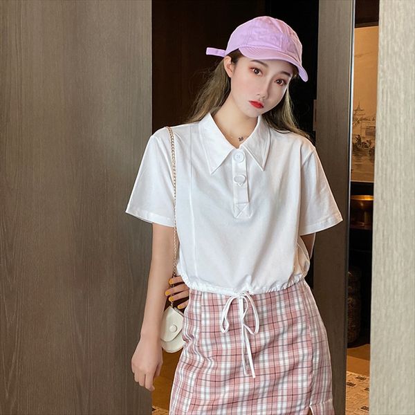 design sense drawstring polo 2020 student all-match short-sleeved female design sense drawstring polo 2020 student all-match short-sleeved t, White
design sense drawstring polo 2020 student all-match short-sleeved female design sense drawstring polo 2020 student all-match short-sleeved t, White