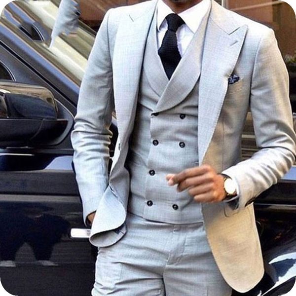 formal grey business men suits for wedding tuxedo groom wear groomsmen blazer jacket 3piece groomsmen suits wide peaked lapel costume homme, Black;gray
formal grey business men suits for wedding tuxedo groom wear groomsmen blazer jacket 3piece groomsmen suits wide peaked lapel costume homme, Black;gray