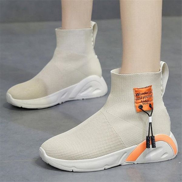 sneakers women stitching knitted upper breathable sport shoes sock boots woman chunky shoes high running shoes for women y200424, Black
sneakers women stitching knitted upper breathable sport shoes sock boots woman chunky shoes high running shoes for women y200424, Black