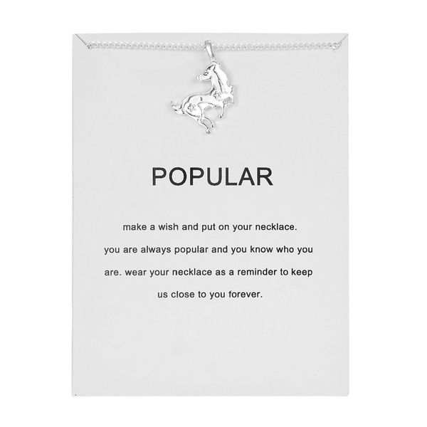 rinhoo fashion jewelry animal ornament zodiac popular horse alloy clavicle pendant short necklaces for women birthday jewelry, Silver
rinhoo fashion jewelry animal ornament zodiac popular horse alloy clavicle pendant short necklaces for women birthday jewelry, Silver