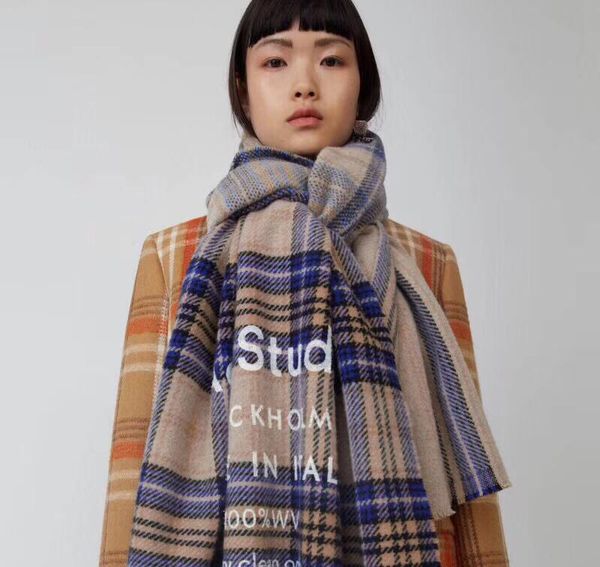 18fw acne lattice warm woolen scarf double sided knitted scarf women men winter size accessories festival, Silver
18fw acne lattice warm woolen scarf double sided knitted scarf women men winter size accessories festival, Silver