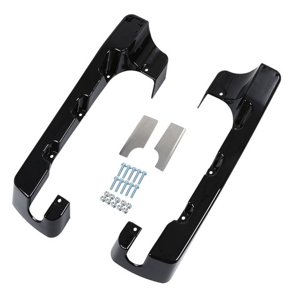 motorcycle 4 inch double cut hard saddlebag extension for touring road king road ultra street glide electra glide 1994-2013
motorcycle 4 inch double cut hard saddlebag extension for touring road king road ultra street glide electra glide 1994-2013