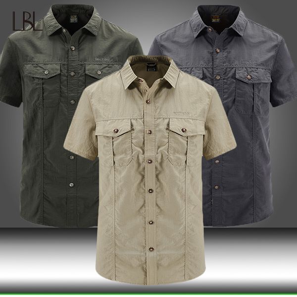 mens summer shirt men cargo quick dry short sleeve shirts casual solid male multi-pocket loose work shirt clothing, White;black
mens summer shirt men cargo quick dry short sleeve shirts casual solid male multi-pocket loose work shirt clothing, White;black