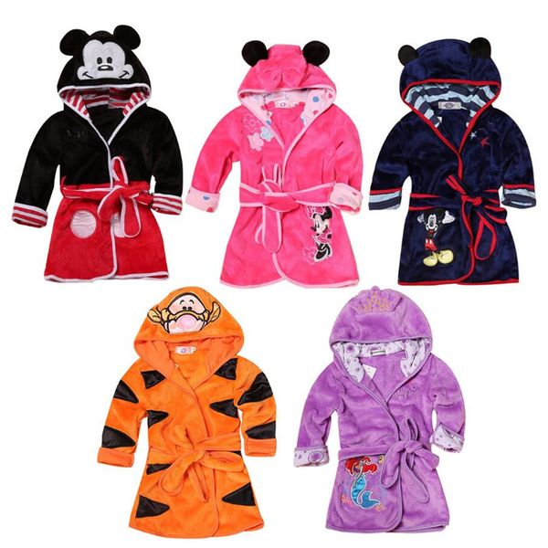 Cartoon Children's Robe Flannel Baby Bathrobe Long Sleeve Hooded Kids Bath Robe Lovely Animal Child Boy Girls Robes Kids Clothes
Cartoon Children's Robe Flannel Baby Bathrobe Long Sleeve Hooded Kids Bath Robe Lovely Animal Child Boy Girls Robes Kids Clothes