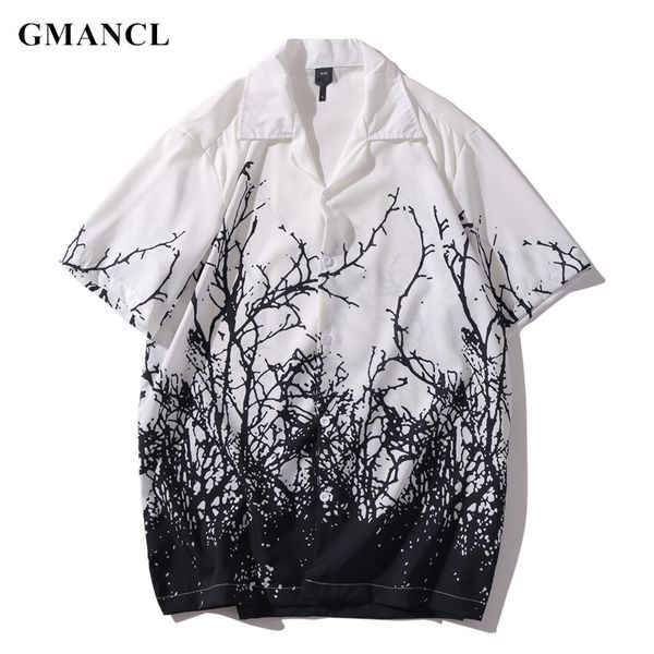 men streetwear summer thin breathable harajuku printed short sleeve shirt fashion hip hop loose casual male beach white shirts, White;black
men streetwear summer thin breathable harajuku printed short sleeve shirt fashion hip hop loose casual male beach white shirts, White;black
