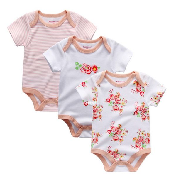 2020 Floral Baby Jumpsuits & baby bodysuits 3 Pieces/lot Underwear Cotton Newborn Short Sleeve Body Suit Baby Girls Clothing Set
2020 Floral Baby Jumpsuits & baby bodysuits 3 Pieces/lot Underwear Cotton Newborn Short Sleeve Body Suit Baby Girls Clothing Set