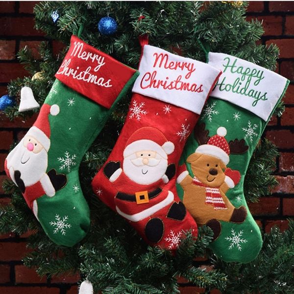 non-woven fabric large christmas xmas santa elk snowman socks decorations candy sock hanging storage wish gift bags holders
non-woven fabric large christmas xmas santa elk snowman socks decorations candy sock hanging storage wish gift bags holders