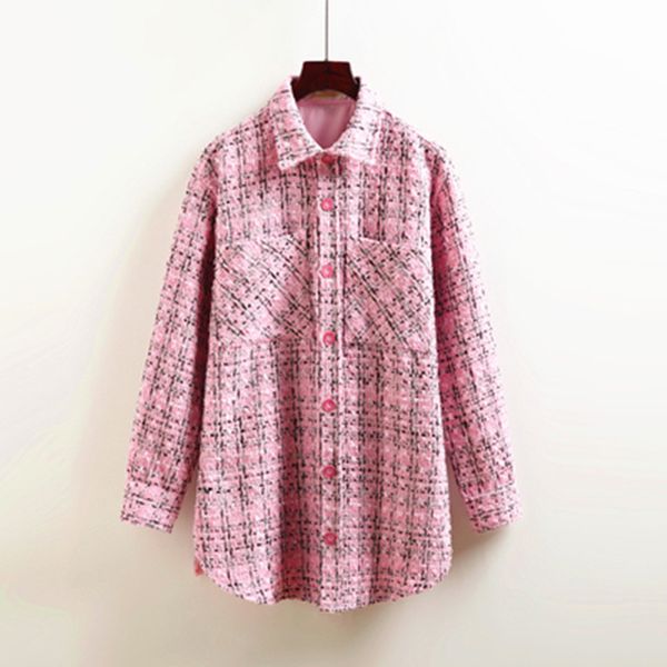 vintage autumn winter 2019 woolen overcoat women long plaid blend coat cashmere coat tweed jacket pink black white outwear
vintage autumn winter 2019 woolen overcoat women long plaid blend coat cashmere coat tweed jacket pink black white outwear