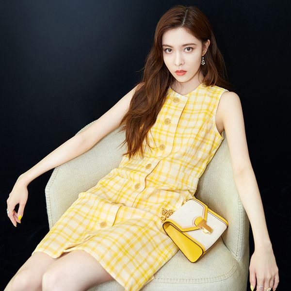 spring and summer new women's french slim kikyo skirt fairy plaid sleeveless vest dress qin lan, Black;gray
spring and summer new women's french slim kikyo skirt fairy plaid sleeveless vest dress qin lan, Black;gray