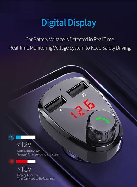 retro design wireless bluetooth handscar kit fm transmitter mp3 player dual usb chargerw car accessories
retro design wireless bluetooth handscar kit fm transmitter mp3 player dual usb chargerw car accessories