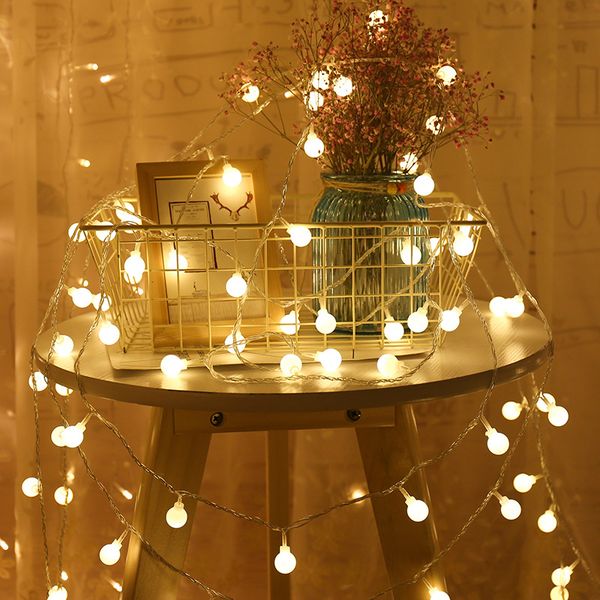 1m 3m fairy garland led ball string lights christmas decorations for home outdoor new year's decor christmas tree decorations
1m 3m fairy garland led ball string lights christmas decorations for home outdoor new year's decor christmas tree decorations