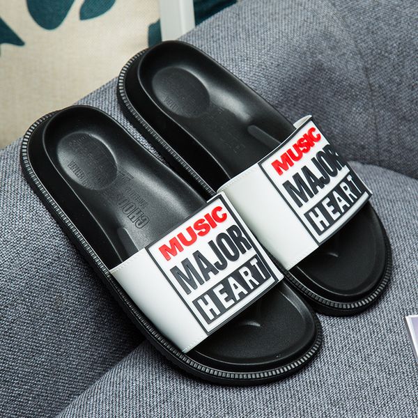 men summer slippers lover's slippers couple's sofa bottom flat heel beach outdoor slides wash room slides, Black
men summer slippers lover's slippers couple's sofa bottom flat heel beach outdoor slides wash room slides, Black