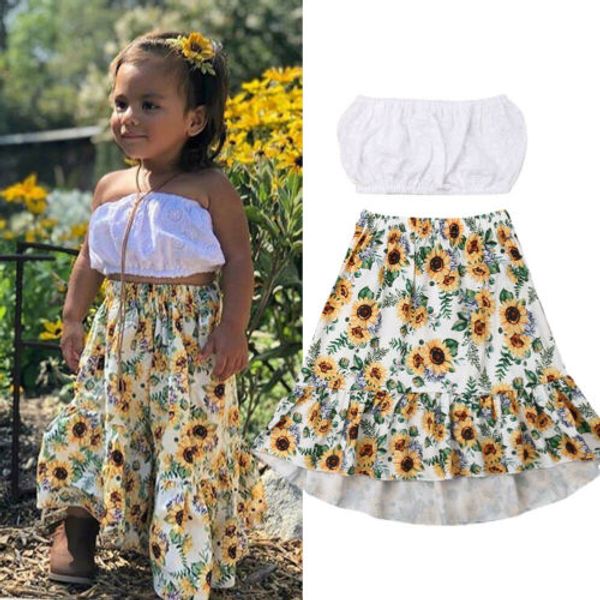 toddler kids baby girls crop sunflower dress 2pcs off shoulder crop + floral skirts summer outfits clothes, White
toddler kids baby girls crop sunflower dress 2pcs off shoulder crop + floral skirts summer outfits clothes, White