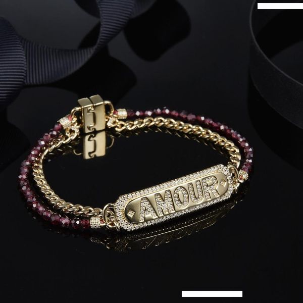 new famous s925 sterling silver chain amour tag bracelet red gem stones double layer macrame women bracelet monaco jewelry, Black
new famous s925 sterling silver chain amour tag bracelet red gem stones double layer macrame women bracelet monaco jewelry, Black