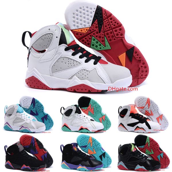 

2019 Новые дети Jumpman 7 кроссовки дети мальчики девочки малыш 7s баскетбольная обувь дети спортивные кроссовки спортивная обувь размер 28-35