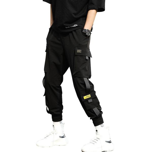 missky men pants cargo harem pants fashion ribbons multi pockets solid black color loose casual sports trousers for female
missky men pants cargo harem pants fashion ribbons multi pockets solid black color loose casual sports trousers for female