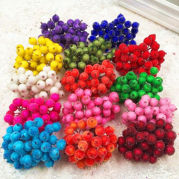 simulation of artificial mini frost glass beads berry bouquet/diy christmas wreath materials / 20 pcs 40 heads (14 cm/beam
simulation of artificial mini frost glass beads berry bouquet/diy christmas wreath materials / 20 pcs 40 heads (14 cm/beam