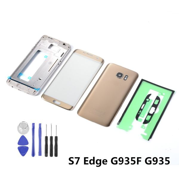 Для Samsung Galaxy S7 Edge G935F Корпус Средняя рамка + Задняя крышка аккумулятора + ЖК-дисплей
Для Samsung Galaxy S7 Edge G935F Корпус Средняя рамка + Задняя крышка аккумулятора + ЖК-дисплей
