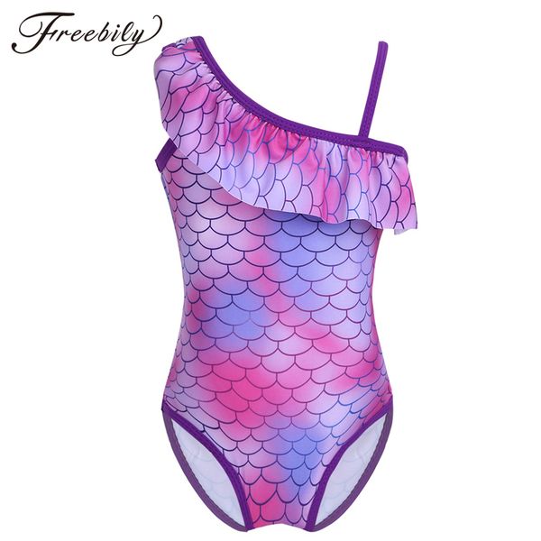 kids girls mermaid scales printed ruffled one piece swimsuit swimwear bathing suit summer dress swimming suit girl beachwear, White;black
kids girls mermaid scales printed ruffled one piece swimsuit swimwear bathing suit summer dress swimming suit girl beachwear, White;black