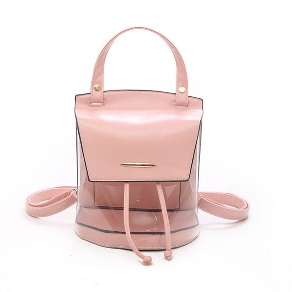 multifunctional cute transparent transparent ladies backpack pvc + pu jelly color student bag fashion ita girl girl bag backpack
multifunctional cute transparent transparent ladies backpack pvc + pu jelly color student bag fashion ita girl girl bag backpack