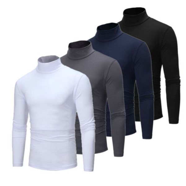 men's winter warm long sleeve cotton cotton high neck pullover sweater turtleneck uk, White;black
men's winter warm long sleeve cotton cotton high neck pullover sweater turtleneck uk, White;black