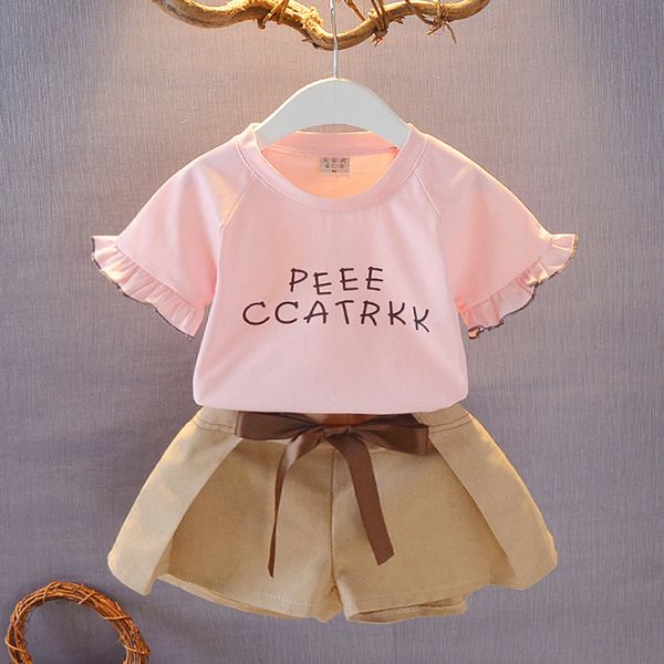 girls clothing sets 2020 new fashion children letter t-shirt solid bow short 2pcs kids girl suits kids outfits girls summer set t200707, White
girls clothing sets 2020 new fashion children letter t-shirt solid bow short 2pcs kids girl suits kids outfits girls summer set t200707, White