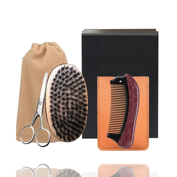 Classic 6in1 Boar Bristle Beard Brush, Horn Wood Comb & Mustache Scissor Box Case Men Facial Care Makeup Hair Care Styling Grooming Trimming
Classic 6in1 Boar Bristle Beard Brush, Horn Wood Comb & Mustache Scissor Box Case Men Facial Care Makeup Hair Care Styling Grooming Trimming