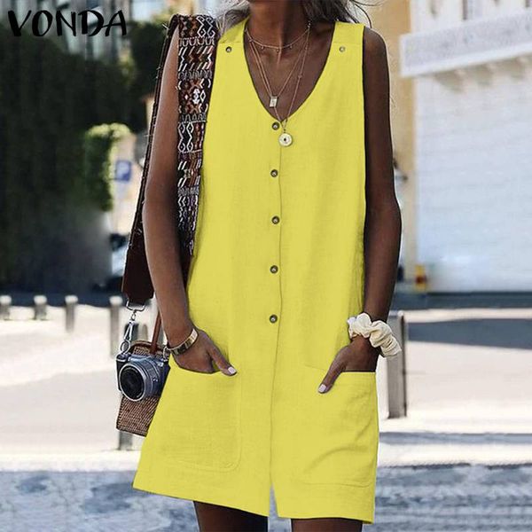 2019 fashion vonda women shorts sleeveless v neck plus size rompers women jumpsuits casual loose solid color pantalon 5xl, Black;white
2019 fashion vonda women shorts sleeveless v neck plus size rompers women jumpsuits casual loose solid color pantalon 5xl, Black;white