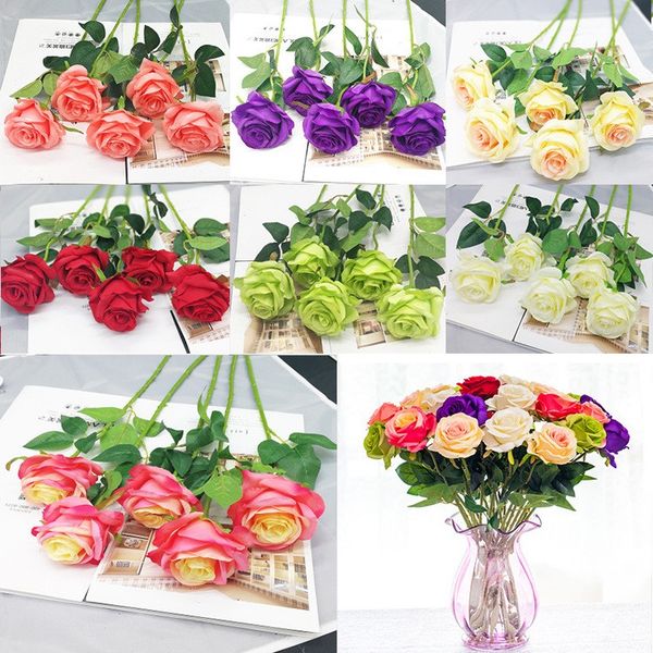 european style edge curl rose valentine's day bouquet single simulation flower wedding party decoration flannelette rose t9i00362
european style edge curl rose valentine's day bouquet single simulation flower wedding party decoration flannelette rose t9i00362