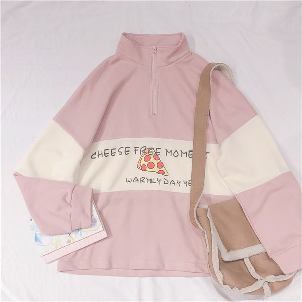 spring autumn cute pizza print hoodie sweatshirt teen girls student soft sister loose small fresh pullover preppy style, Black
spring autumn cute pizza print hoodie sweatshirt teen girls student soft sister loose small fresh pullover preppy style, Black
