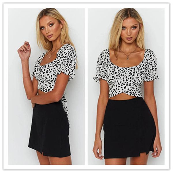 bow polka dot short sleeve crop womens designer t shirt womens designer crop casual ladies clothing, White
bow polka dot short sleeve crop womens designer t shirt womens designer crop casual ladies clothing, White