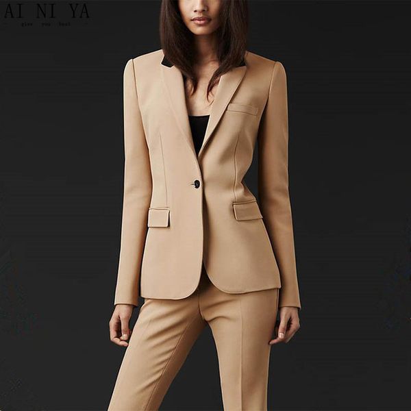 women pant suits new custom made formal women suit office ladies business suit beige professional work wear clothes, White;black
women pant suits new custom made formal women suit office ladies business suit beige professional work wear clothes, White;black