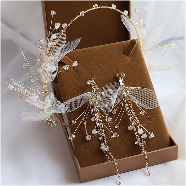 bride headdress silk hair hoop korean wedding hair accessories tourist painting brides jewelry, Golden;white
bride headdress silk hair hoop korean wedding hair accessories tourist painting brides jewelry, Golden;white