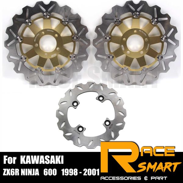 rider motorcycle cnc front rear brake disk disc for zx6r ninja 600 1998 - 2001 floating motorcycles brake rotors 1999
rider motorcycle cnc front rear brake disk disc for zx6r ninja 600 1998 - 2001 floating motorcycles brake rotors 1999