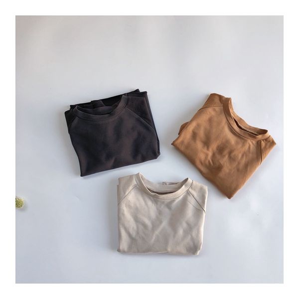 korean children's clothing 2020 spring new boy loose solid color us velvet long-sleeved t-shirt girls bottoming shirt top, Blue
korean children's clothing 2020 spring new boy loose solid color us velvet long-sleeved t-shirt girls bottoming shirt top, Blue