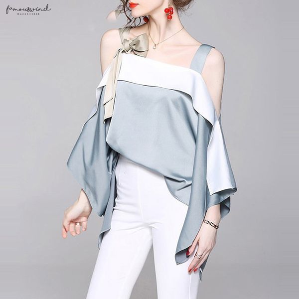 off shoulder womens and blouses slash neck flrare sleeve women shirts fashion loose clothes summer, White
off shoulder womens and blouses slash neck flrare sleeve women shirts fashion loose clothes summer, White