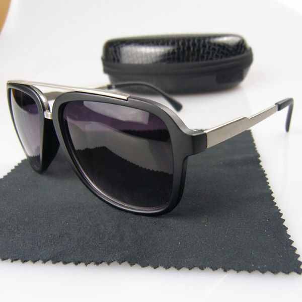 luxury- matte black frame pilot designer fashion sunglasses for men and women brand vintage sport sun glasses with case and box, White;black
luxury- matte black frame pilot designer fashion sunglasses for men and women brand vintage sport sun glasses with case and box, White;black