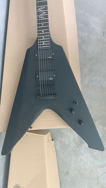 rare custom heavy metal james hetfield vulture guitar matte black flying v electric guitar satin finished active pickups 9v battery box
rare custom heavy metal james hetfield vulture guitar matte black flying v electric guitar satin finished active pickups 9v battery box