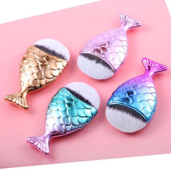 100pcs mermaid foundation makeup brushes powder blush pinceis de maquiagem cosmetic fish brush w/cap beauty makeup tools
100pcs mermaid foundation makeup brushes powder blush pinceis de maquiagem cosmetic fish brush w/cap beauty makeup tools